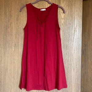 Red T-Shirt Dress